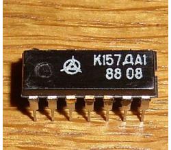 K 157 DA 1  ( stereo OP AMP, Treiber-IC fr VU Meter )